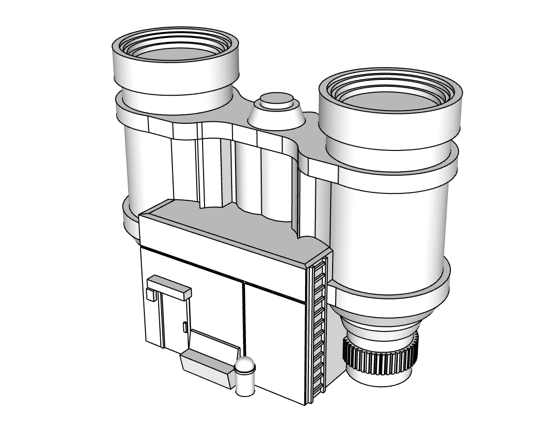 00119 - Binocular Camera Shop - N Scale Model Kit