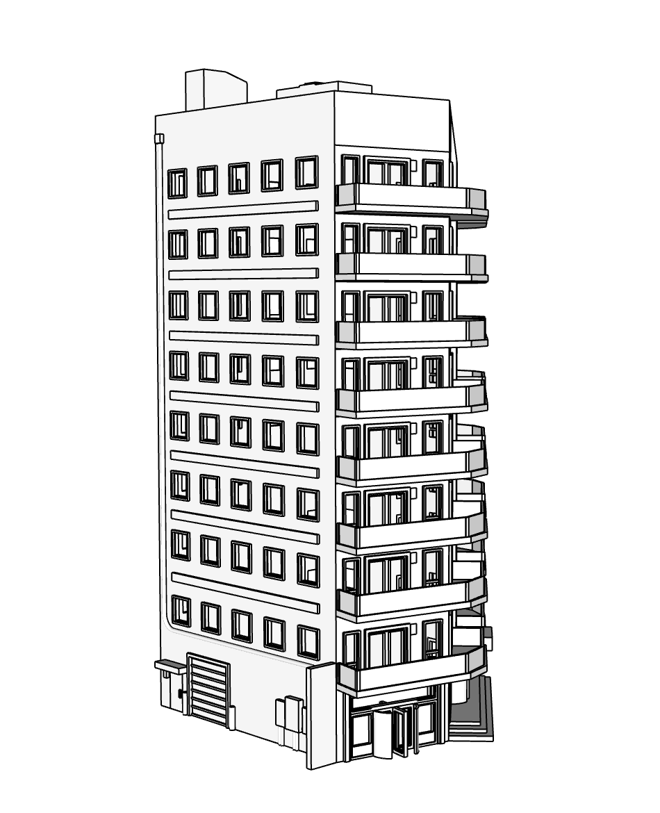 00124 - Arden Skyscraper - N Scale Model Kit