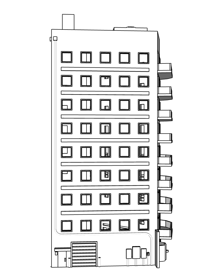 00124 - Arden Skyscraper - N Scale Model Kit