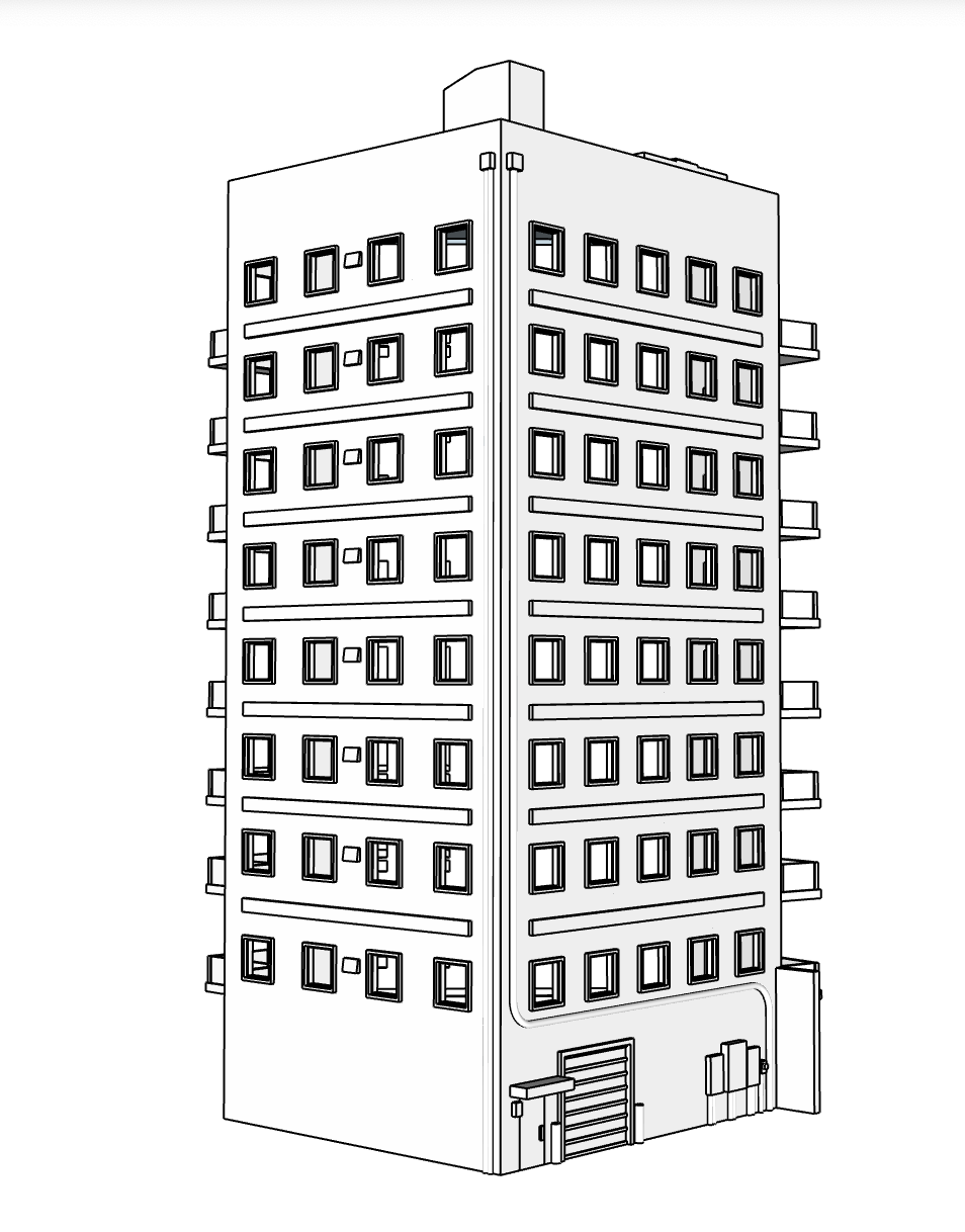 00124 - Arden Skyscraper - N Scale Model Kit