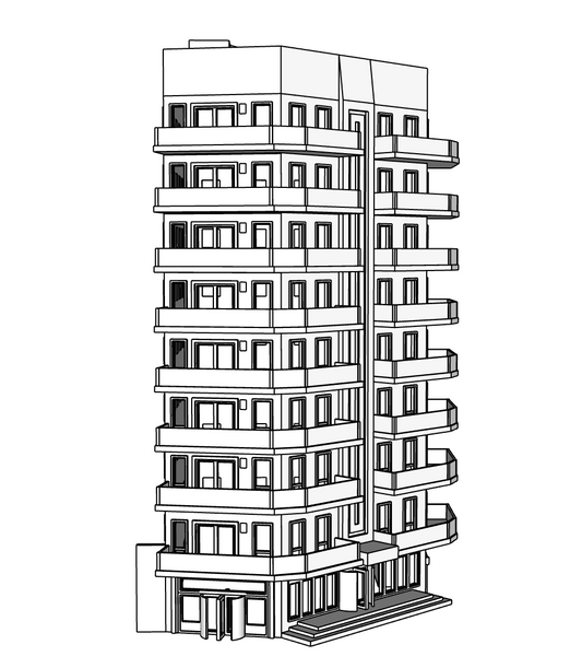 00124 - Arden Skyscraper - N Scale Model Kit