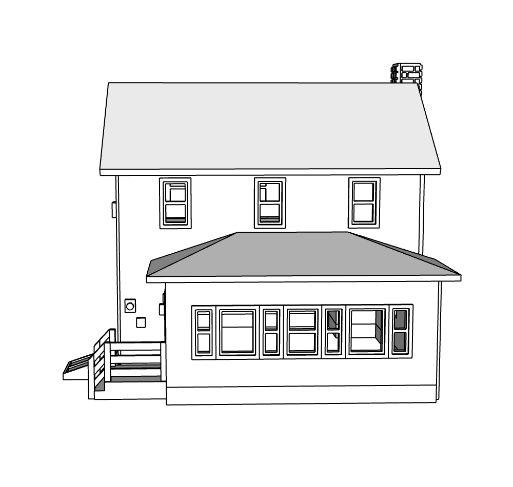 00133 - Shoreline Ave Homestead - N Scale Model Kit