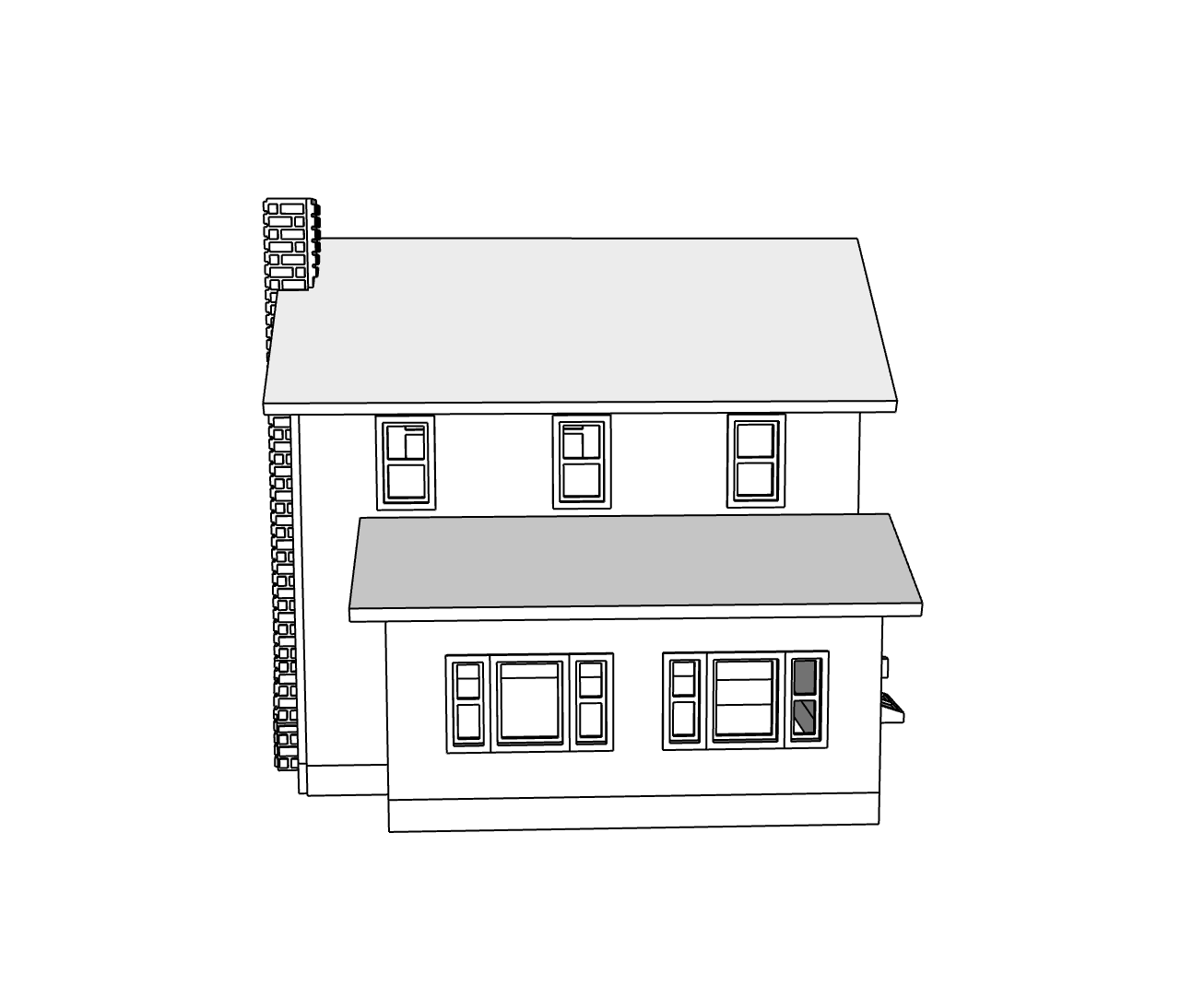 00133 - Shoreline Ave Homestead - N Scale Model Kit