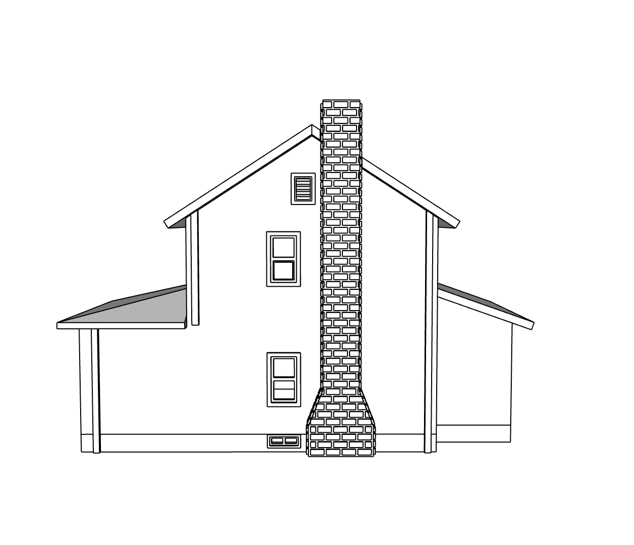 00133 - Shoreline Ave Homestead - N Scale Model Kit