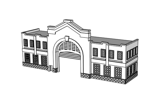 00136-1 - Pier 45 Low Relief - N Scale Model Kit