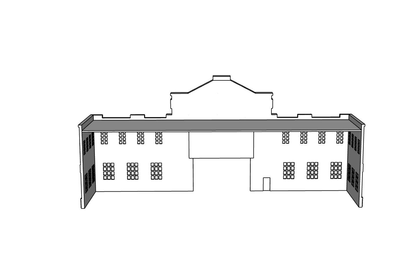 00136-1 - Pier 45 Low Relief - N Scale Model Kit