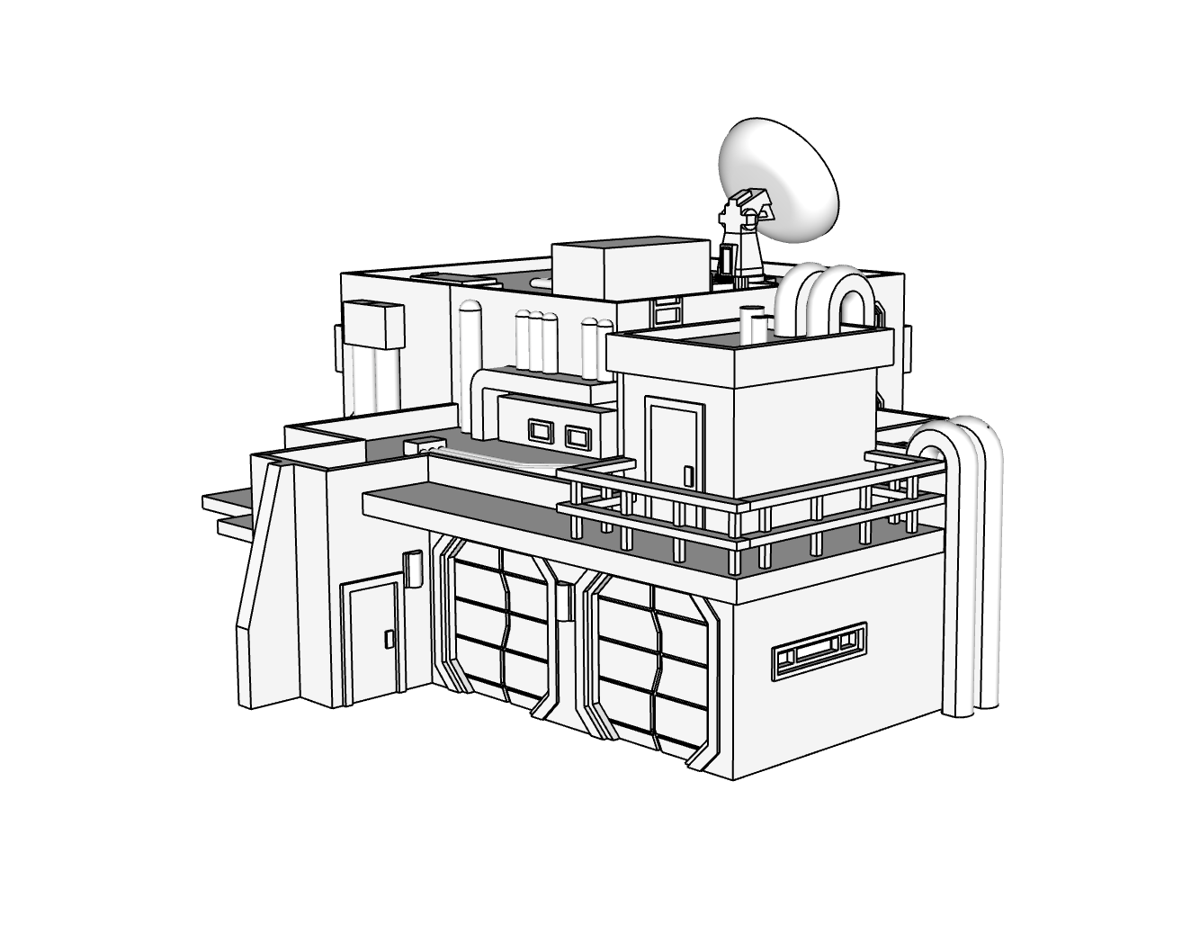 00135 - Sector 7 - N Scale Model Kit