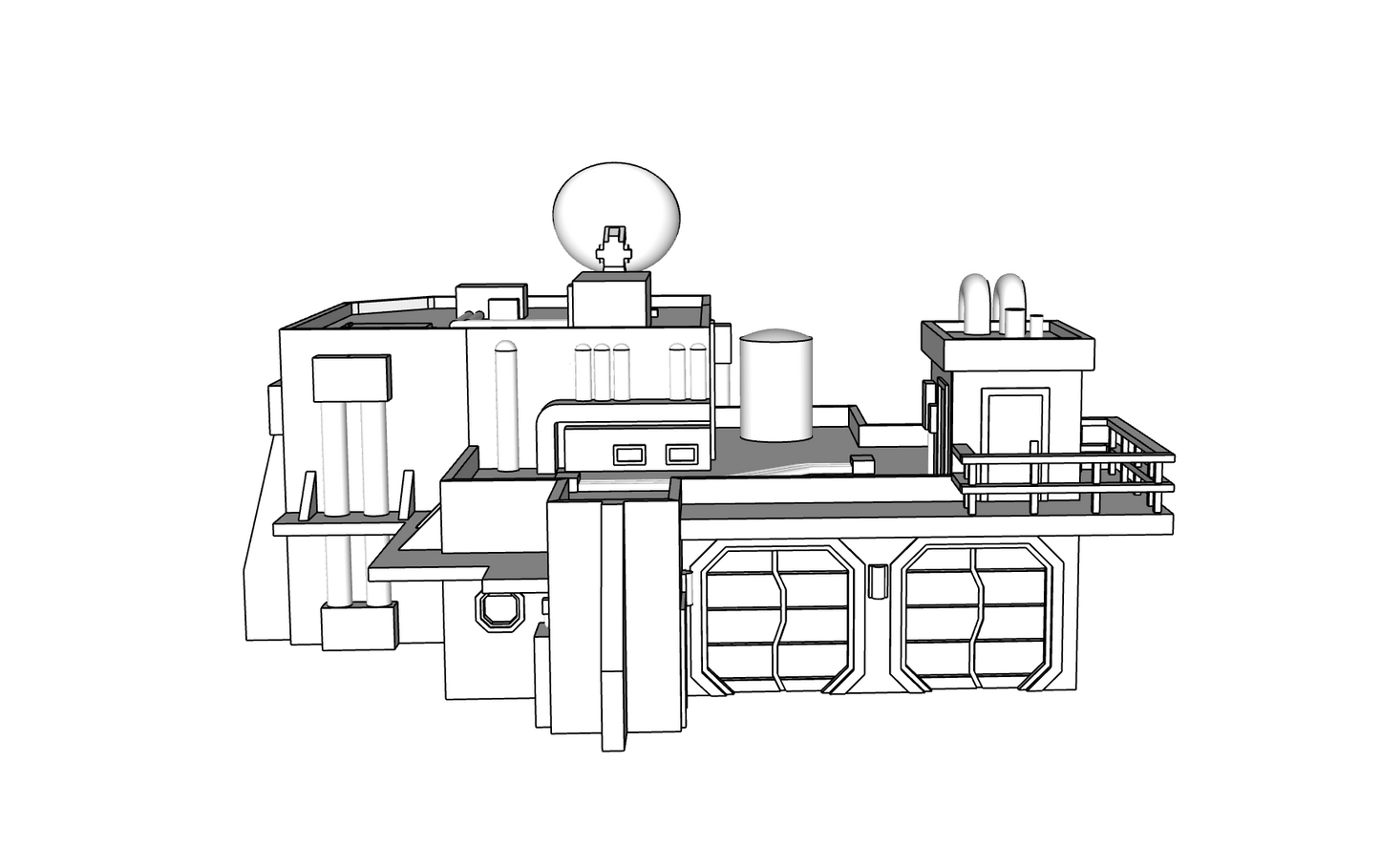 00135 - Sector 7 - N Scale Model Kit