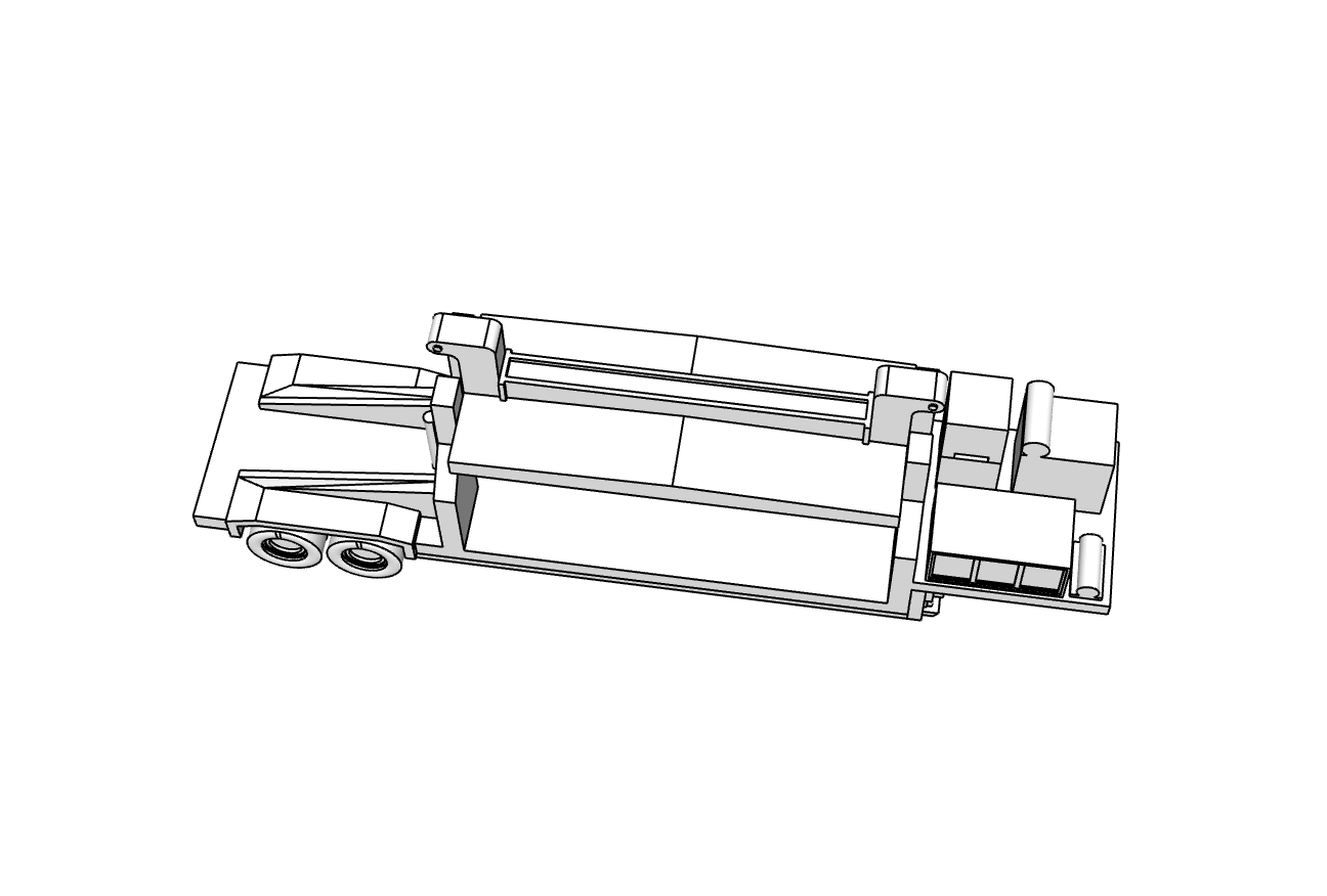 00142 - Crusher Truck - N Scale Model Kit