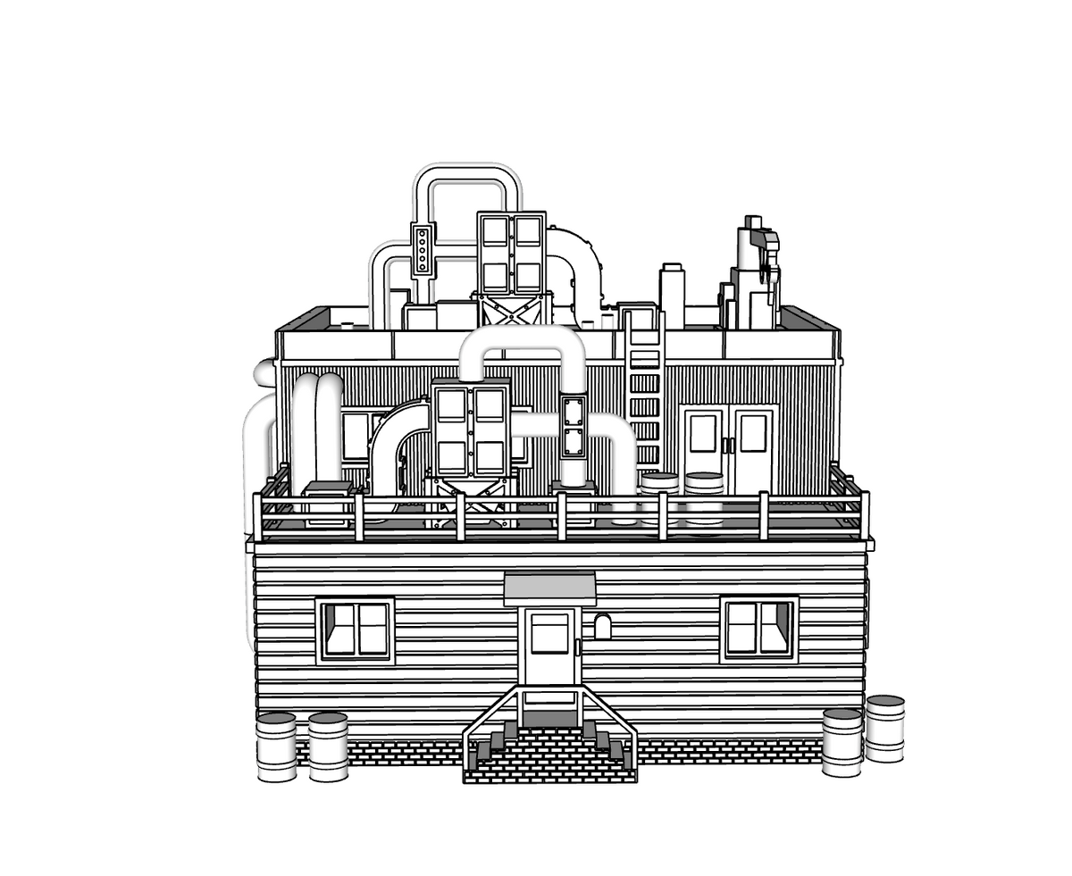 00145 - Alexander Industrial Co. - N Scale Model Kit