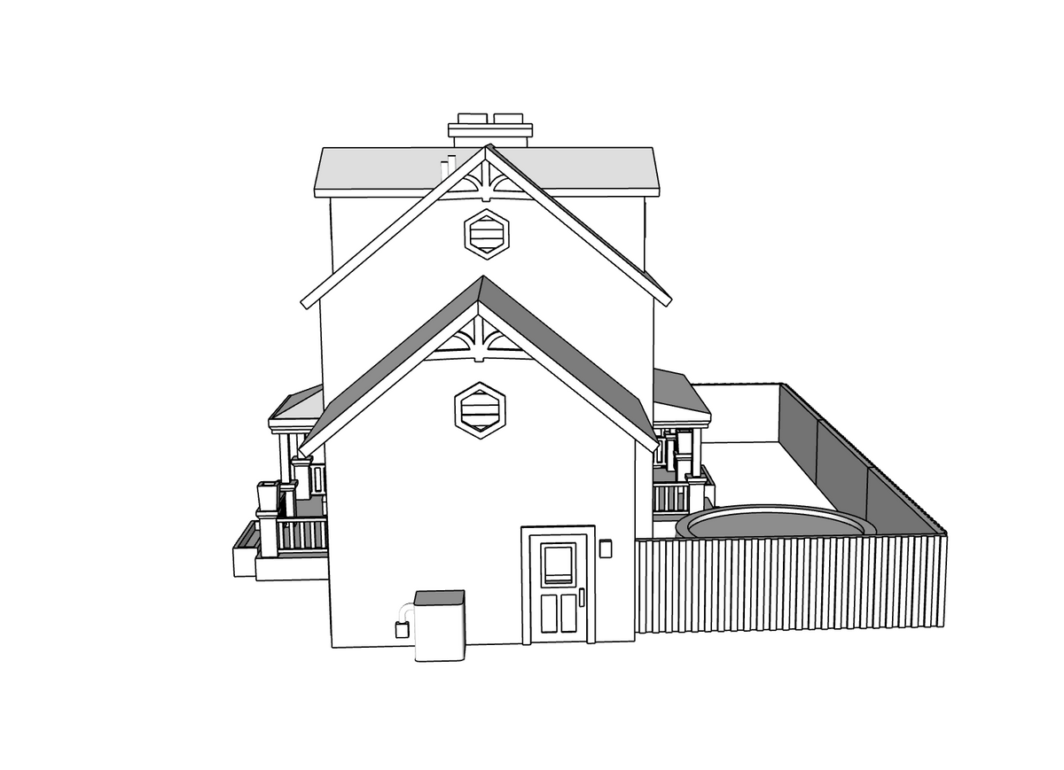 00141 - Ashland House - N Scale Model Kit